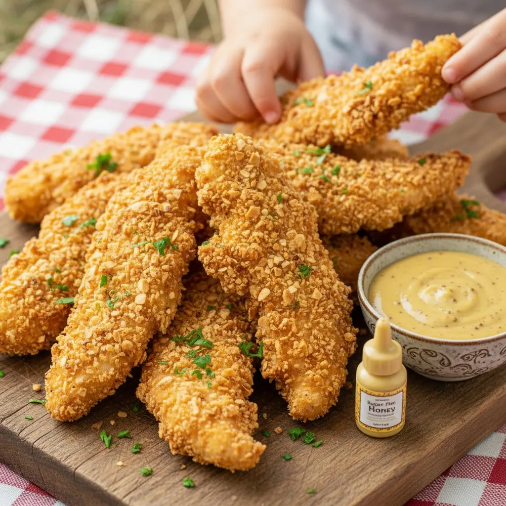 Almond Crusted Chicken Tenders