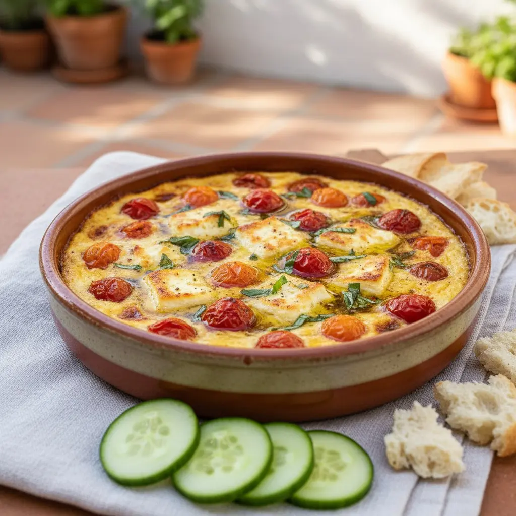 Baked Feta and Tomato Dip