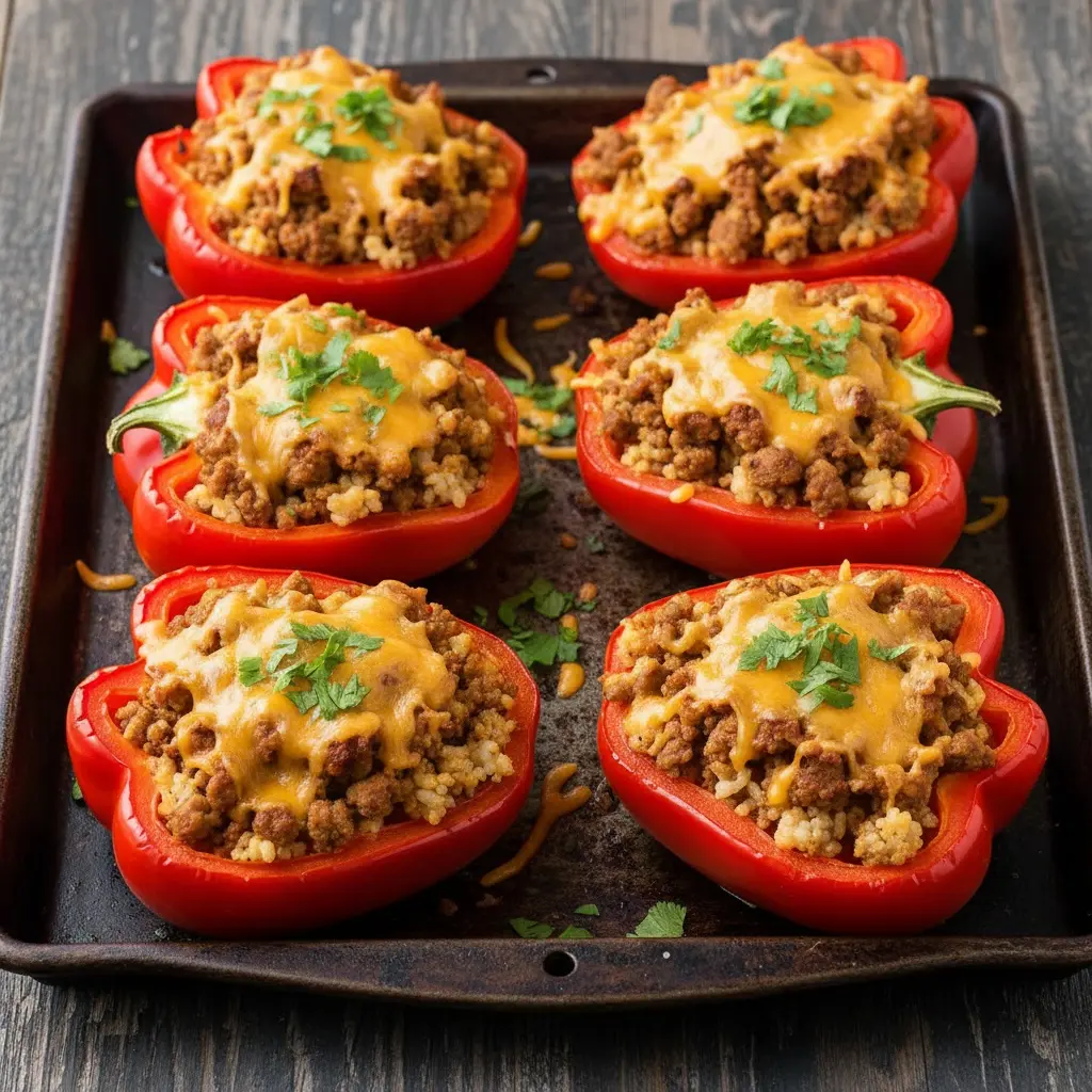 Baked Stuffed Bell Peppers