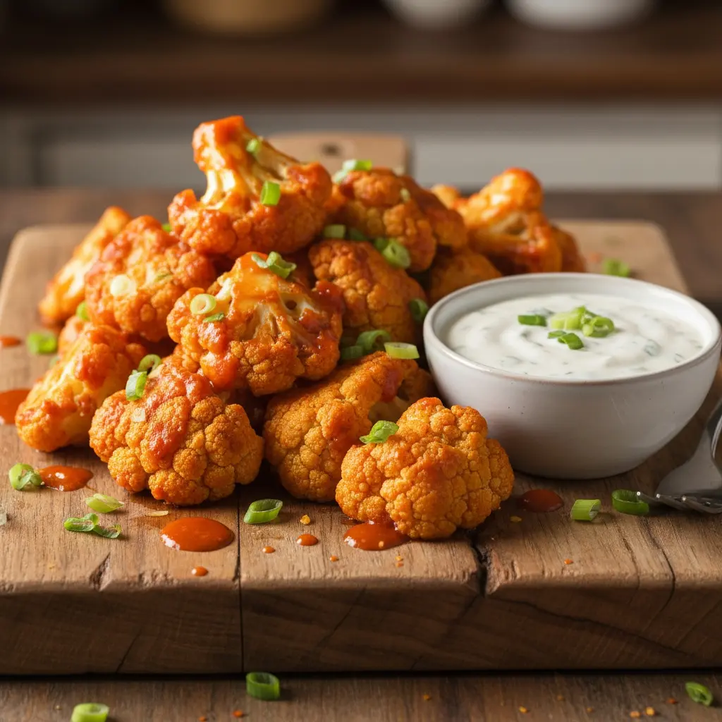 Buffalo Cauliflower Bites