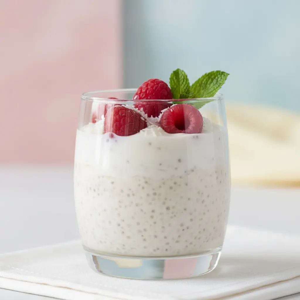 Chia Seed Coconut Pudding