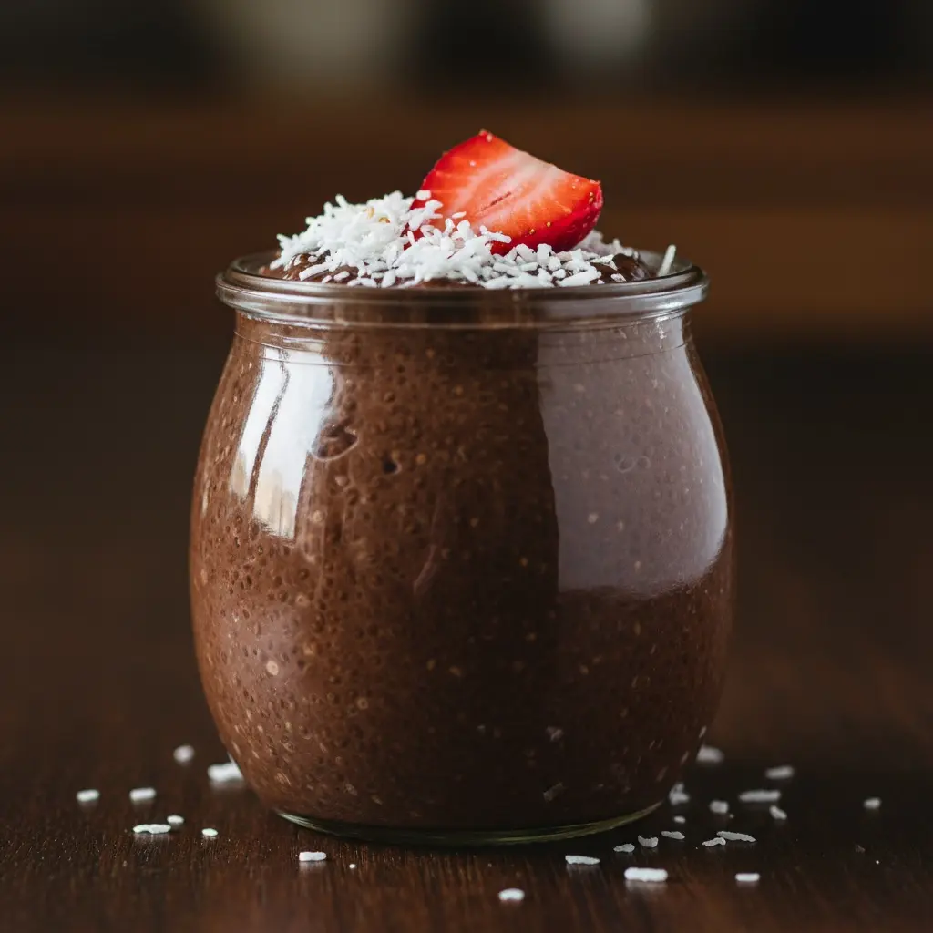 Chocolate Coconut Chia Pudding