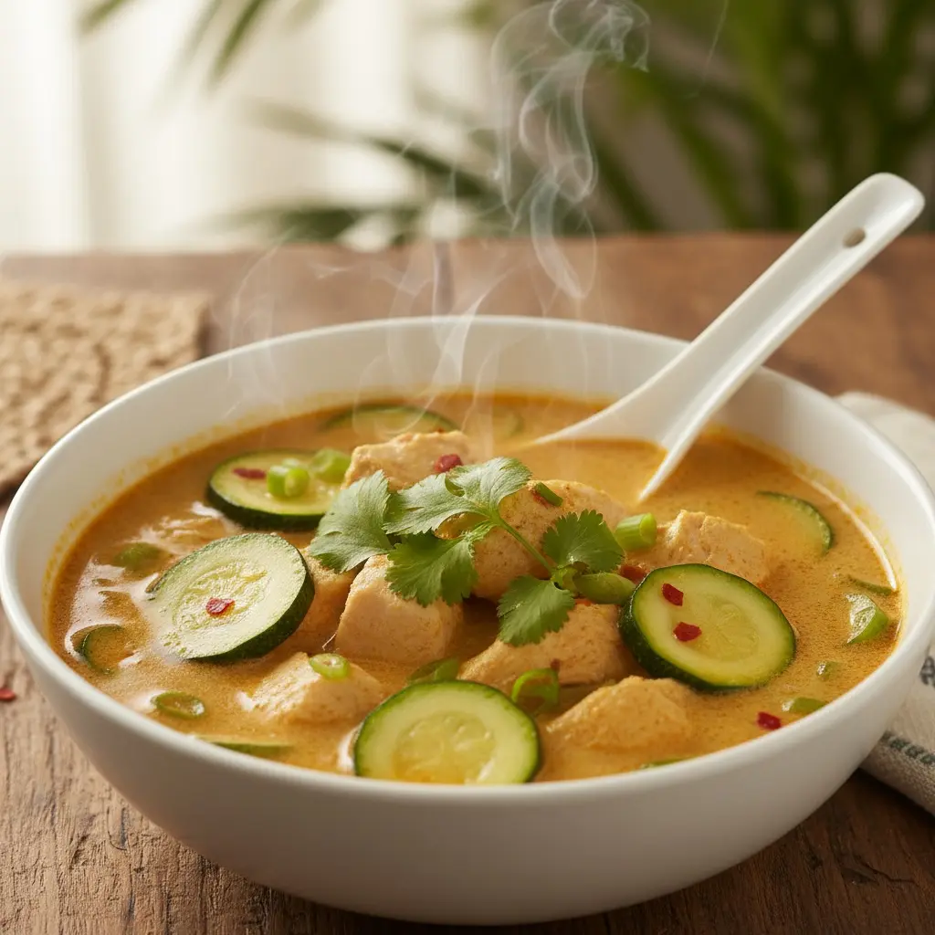 Coconut Curry Chicken Soup