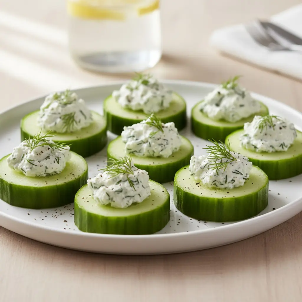 Cucumber Dill Cream Cheese Bites