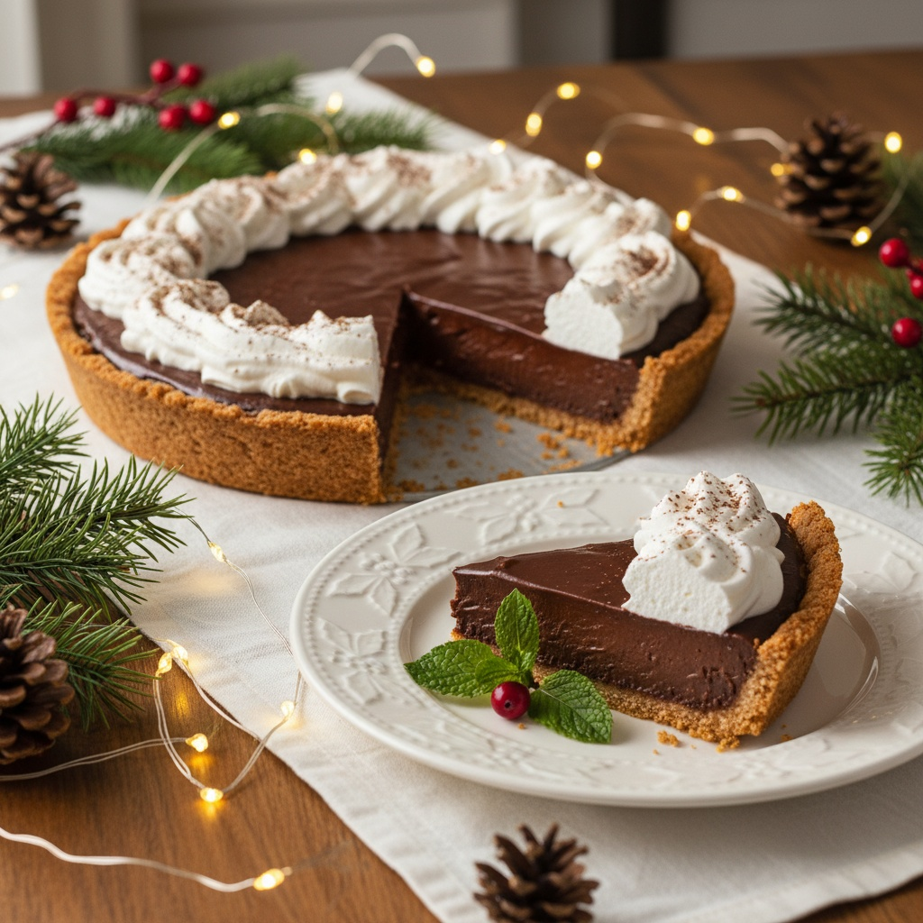 Diabetic Friendly Keto Chocolate Silk Pie