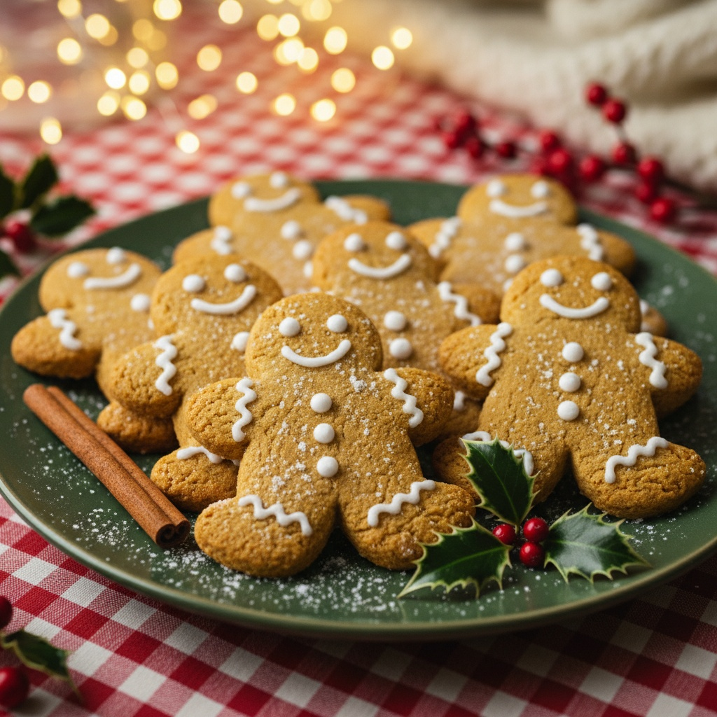 Diabetic Keto Gingerbread Cookies (Gingerbread Men)
