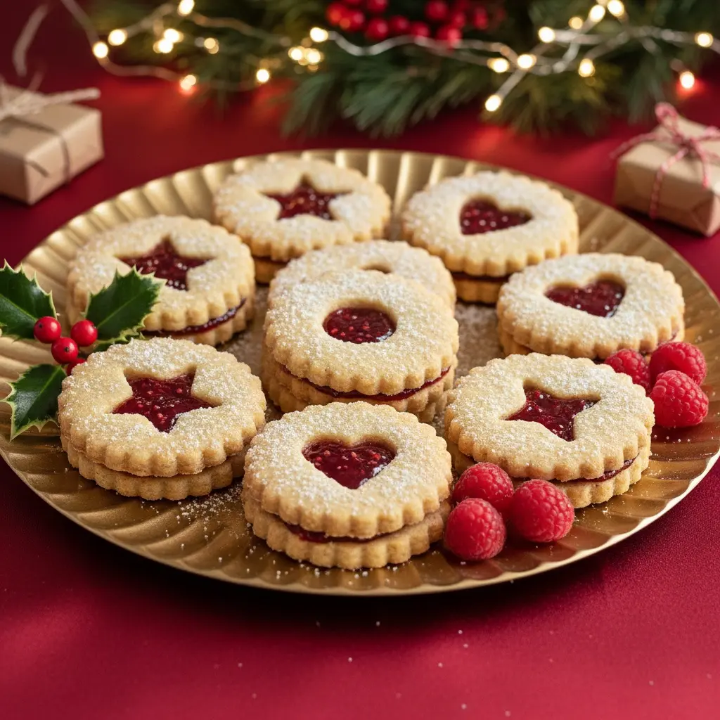 Diabetic Keto Linzer Cookies