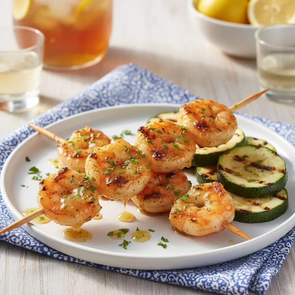 Lemon Herb Grilled Shrimp