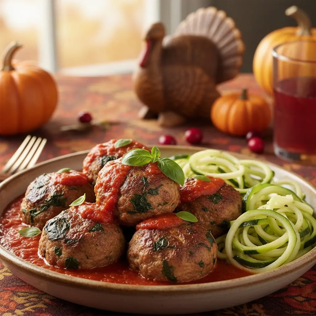 Turkey and Spinach Meatballs